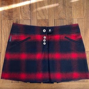 Armani Jeans Wool Mini Skirt